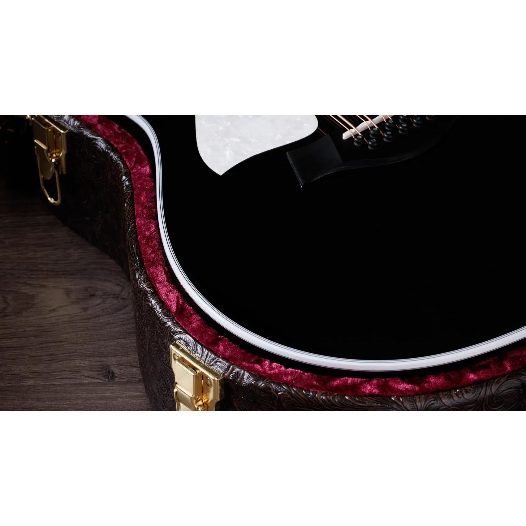Đàn Guitar Acoustic 10-dây Taylor 657ce Bajo Quinto - Black-Mai Nguyên Music