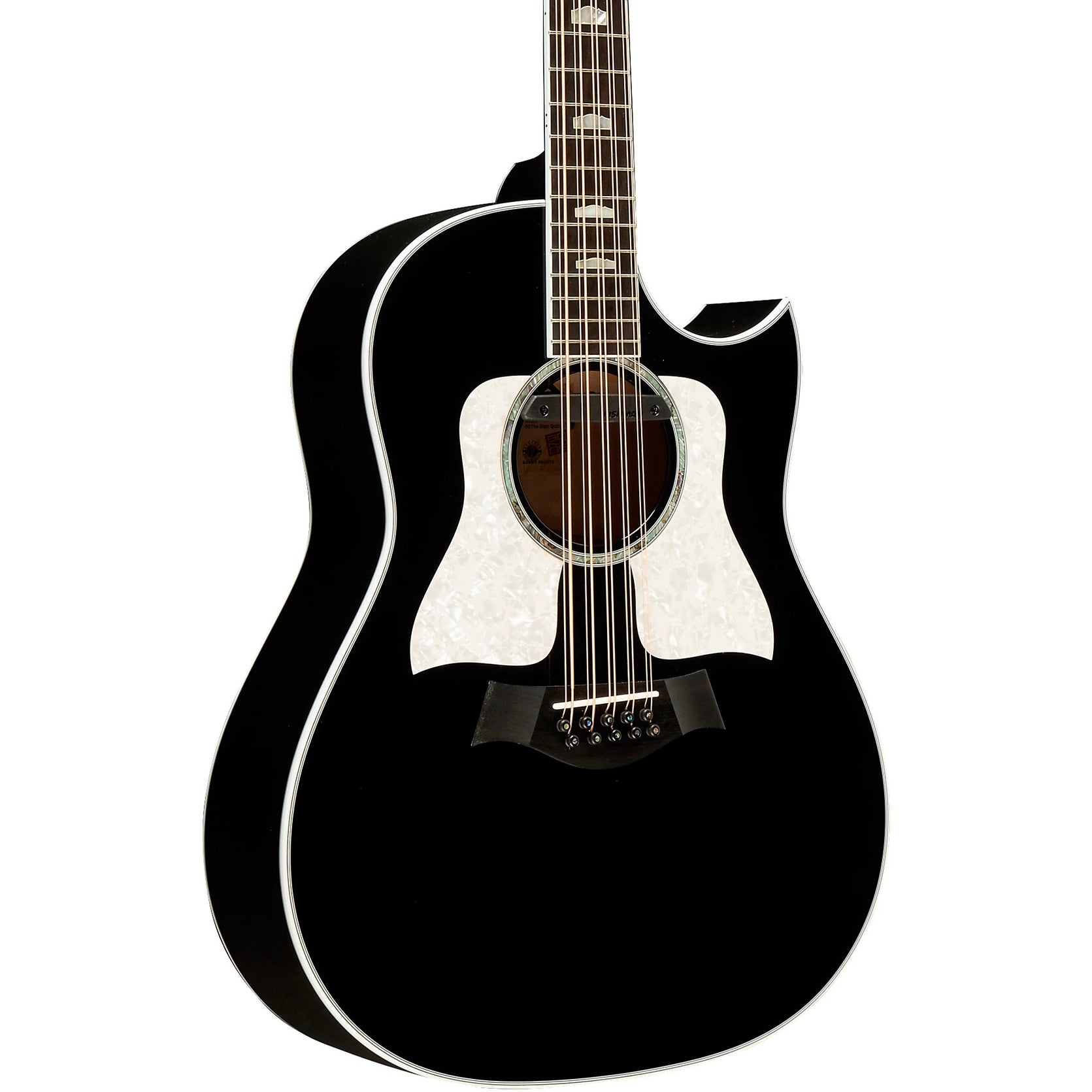 Đàn Guitar Acoustic 10-dây Taylor 657ce Bajo Quinto - Black-Mai Nguyên Music