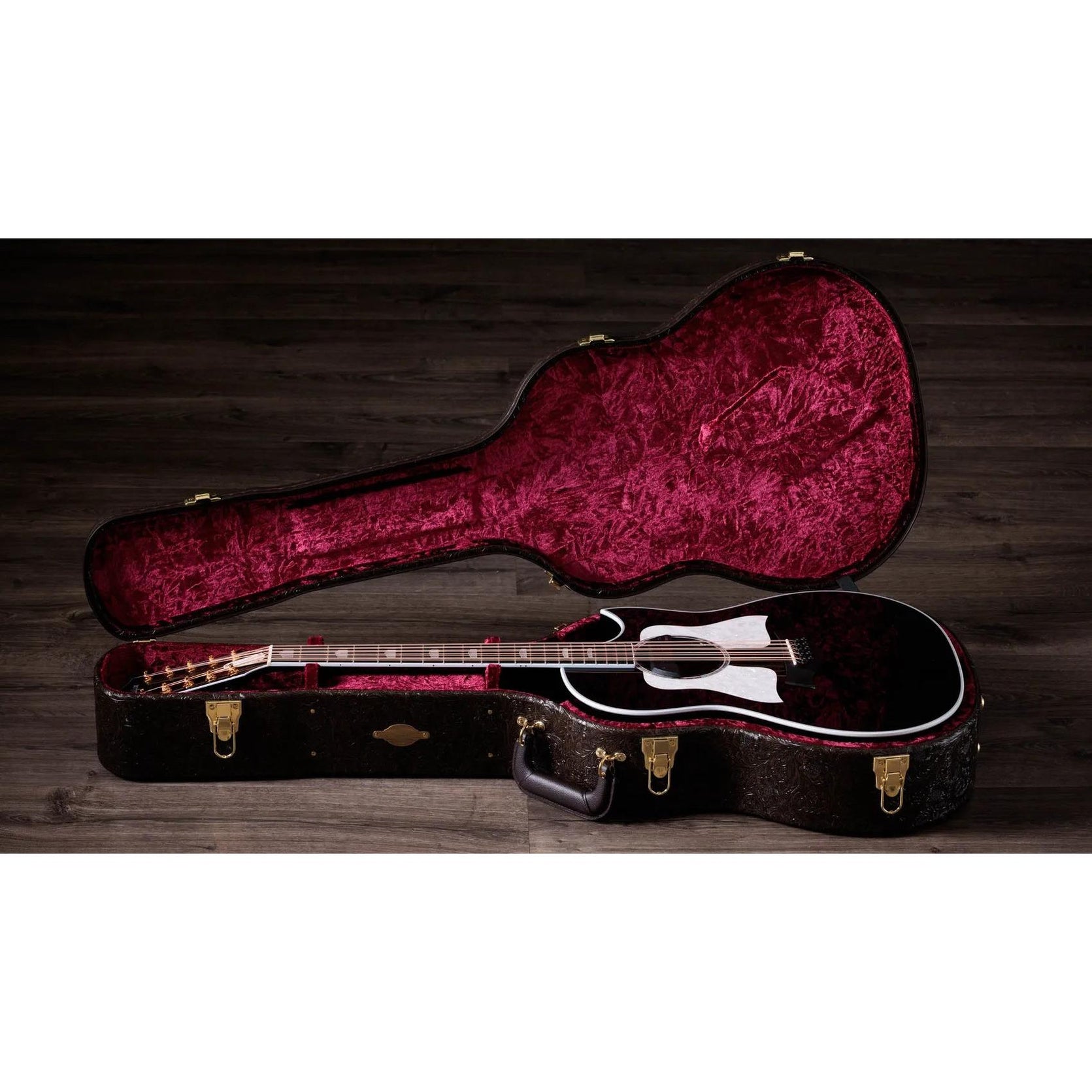 Đàn Guitar Acoustic 10-dây Taylor 657ce Bajo Quinto - Black-Mai Nguyên Music