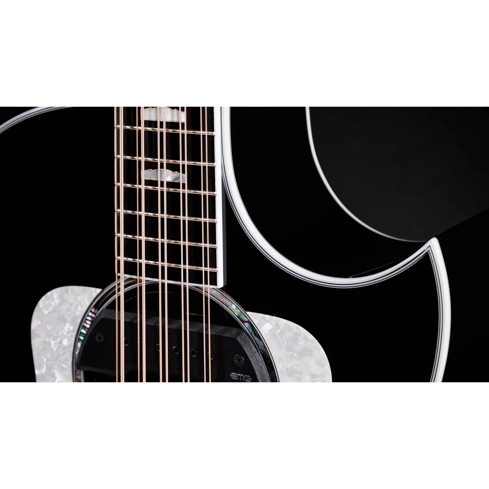 Đàn Guitar Acoustic 10-dây Taylor 657ce Bajo Quinto - Black-Mai Nguyên Music