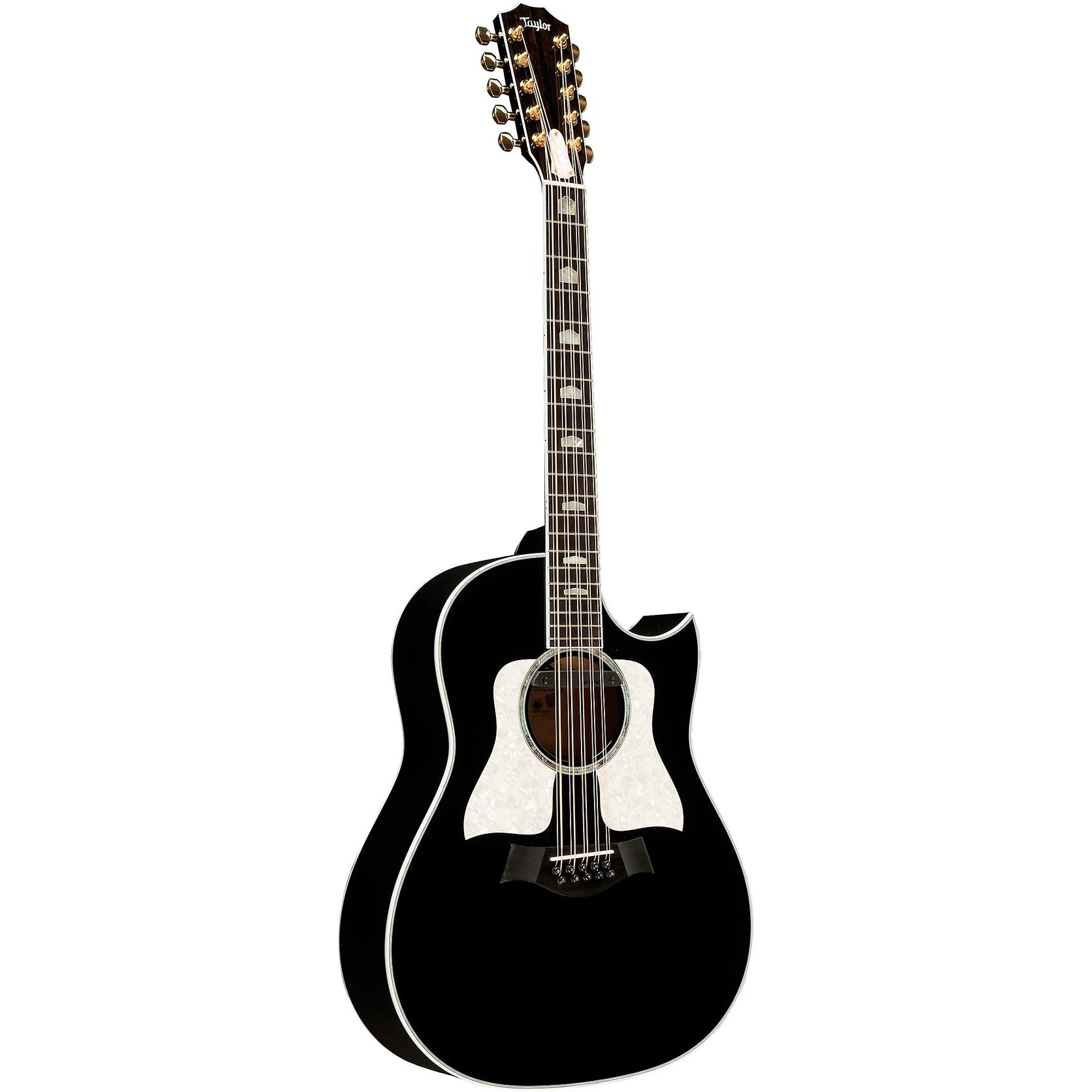 Đàn Guitar Acoustic 10-dây Taylor 657ce Bajo Quinto - Black-Mai Nguyên Music