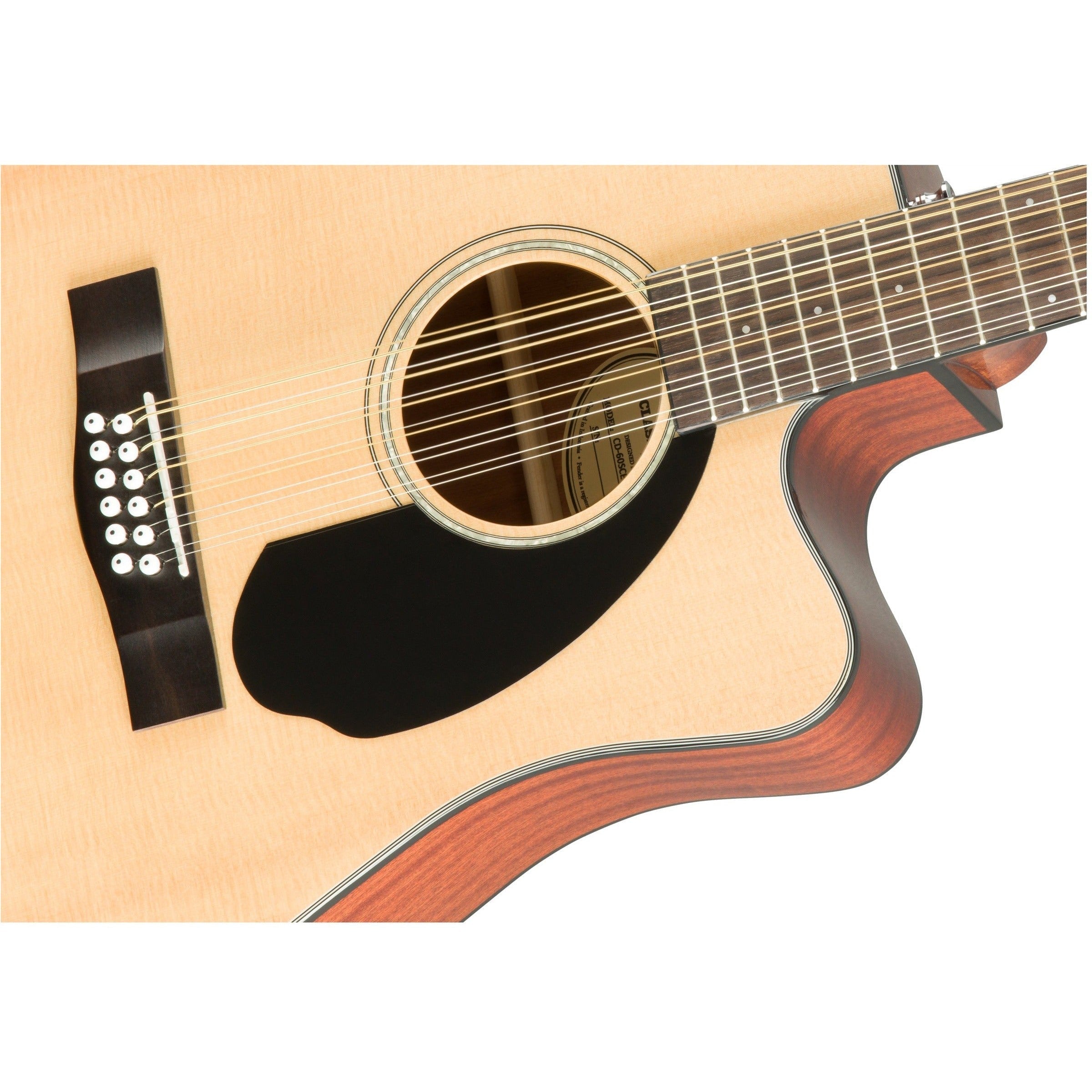 Đàn Guitar Acoustic 12-dây Fender CD-60SCE Dreadnought 12-String - Natural-Mai Nguyên Music