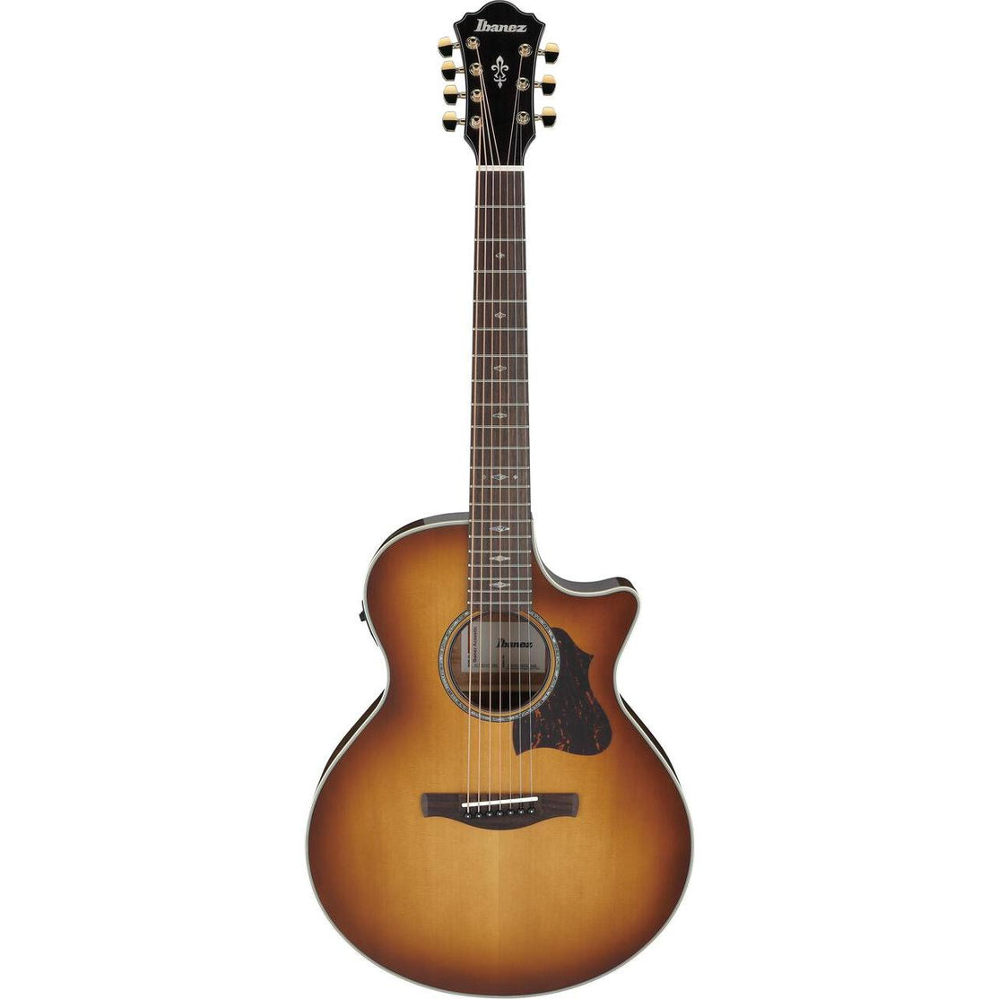 Đàn Guitar Acoustic 7-dây Ibanez AE3007FMH - Tobacco Edge Burst High Gloss-Mai Nguyên Music