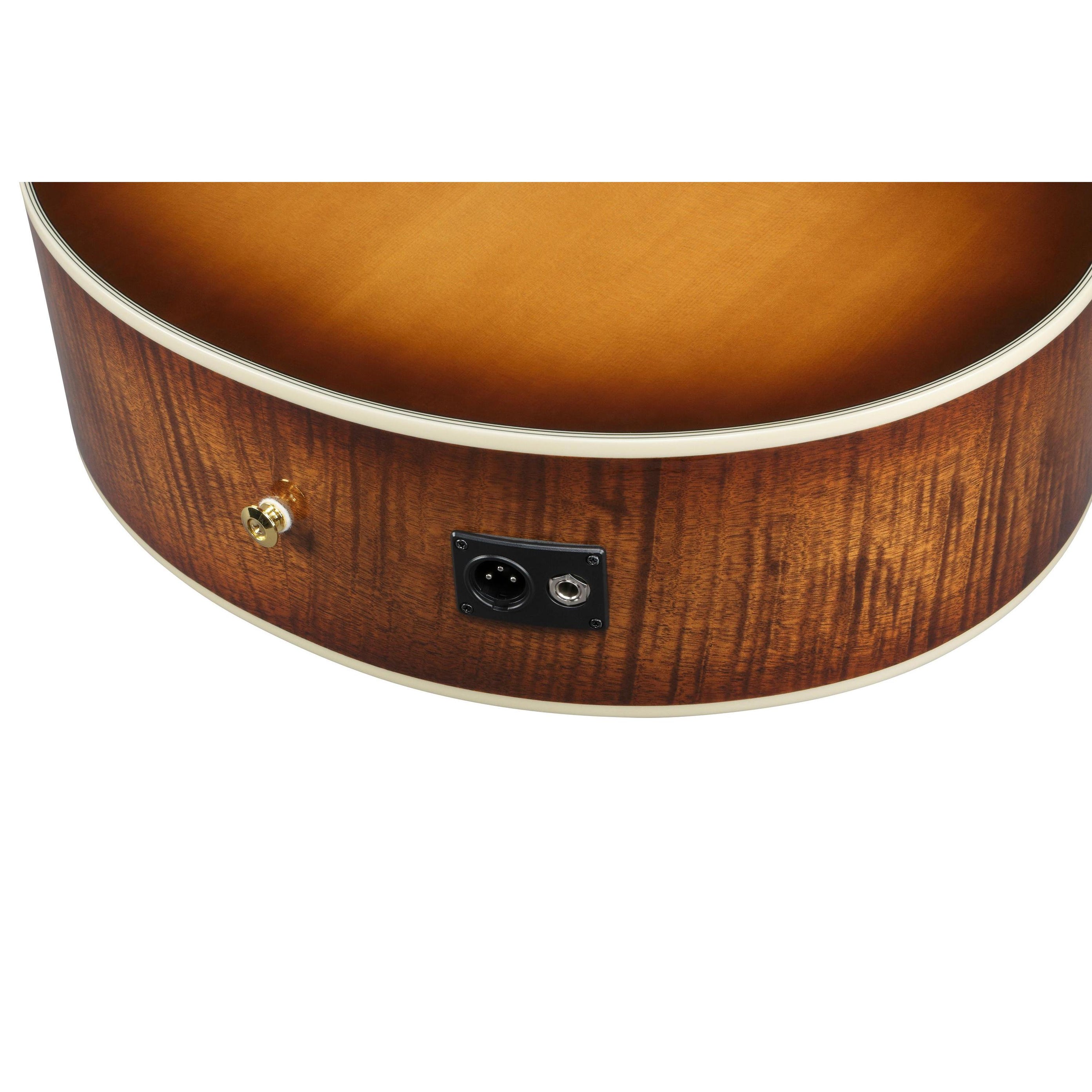 Đàn Guitar Acoustic 7-dây Ibanez AE3007FMH - Tobacco Edge Burst High Gloss-Mai Nguyên Music