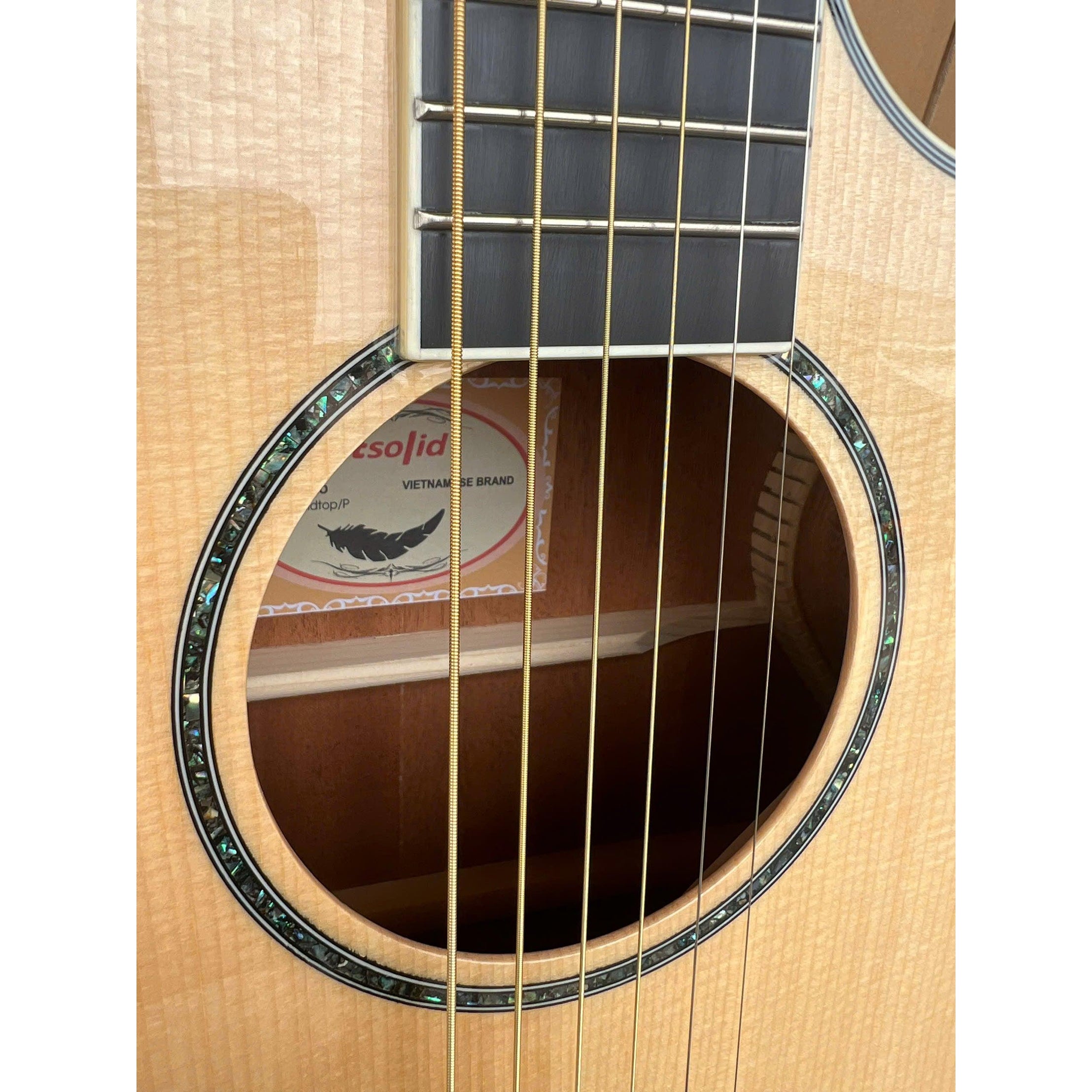 Đàn Guitar Acoustic Asolid 54CA/P Natural-Mai Nguyên Music