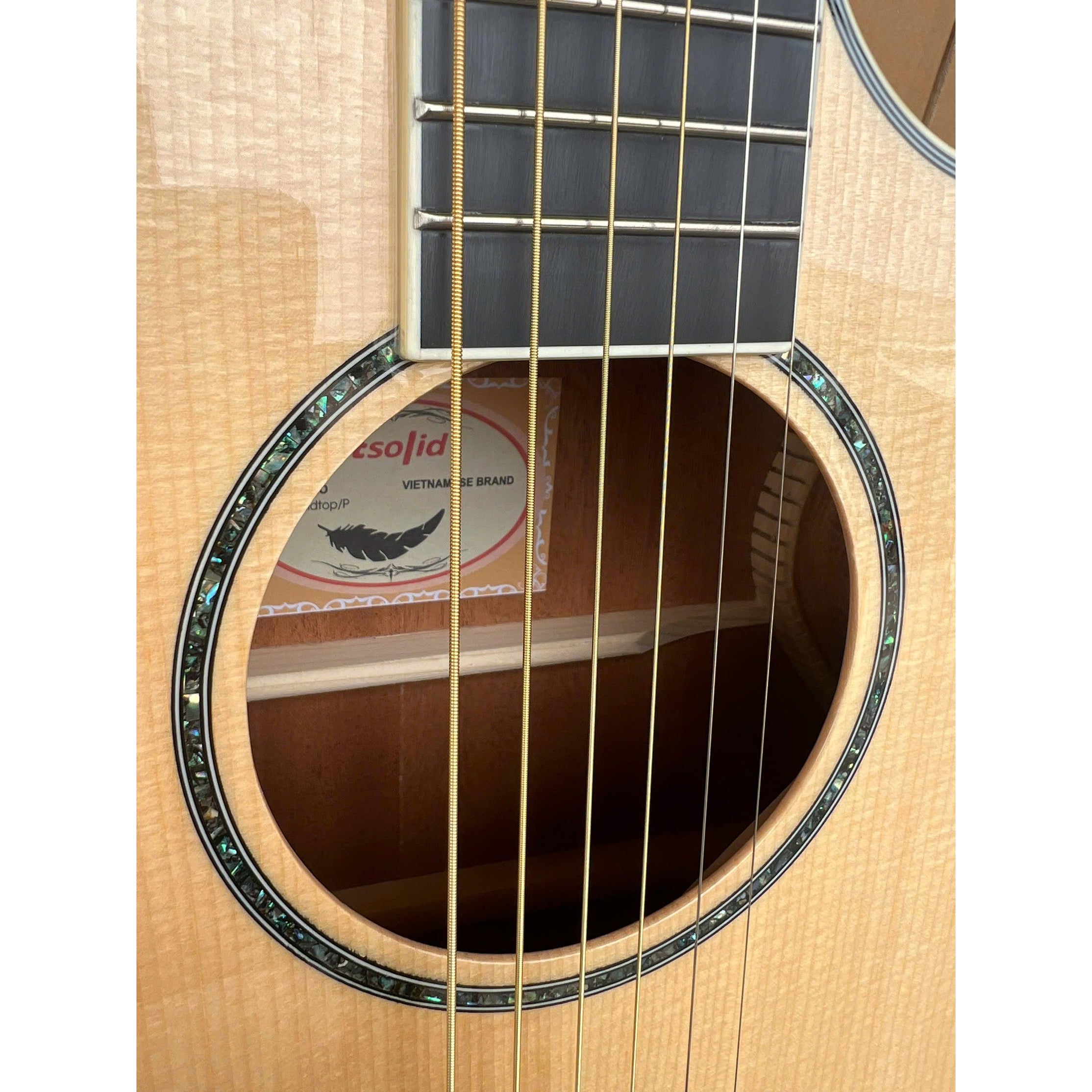 Đàn Guitar Acoustic Asolid 54CA/P Natural-Mai Nguyên Music