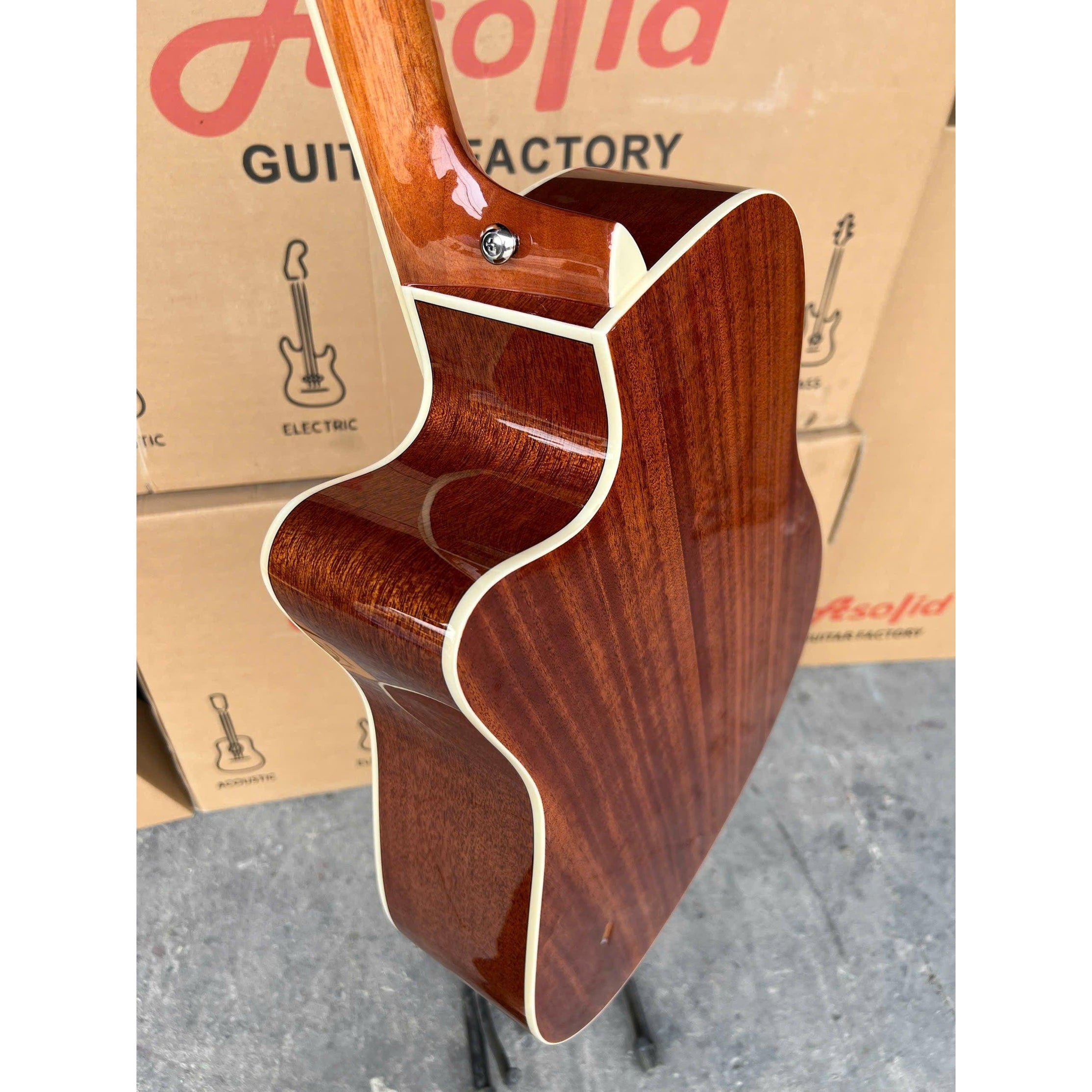 Đàn Guitar Acoustic Asolid 54CD/P Natural-Mai Nguyên Music