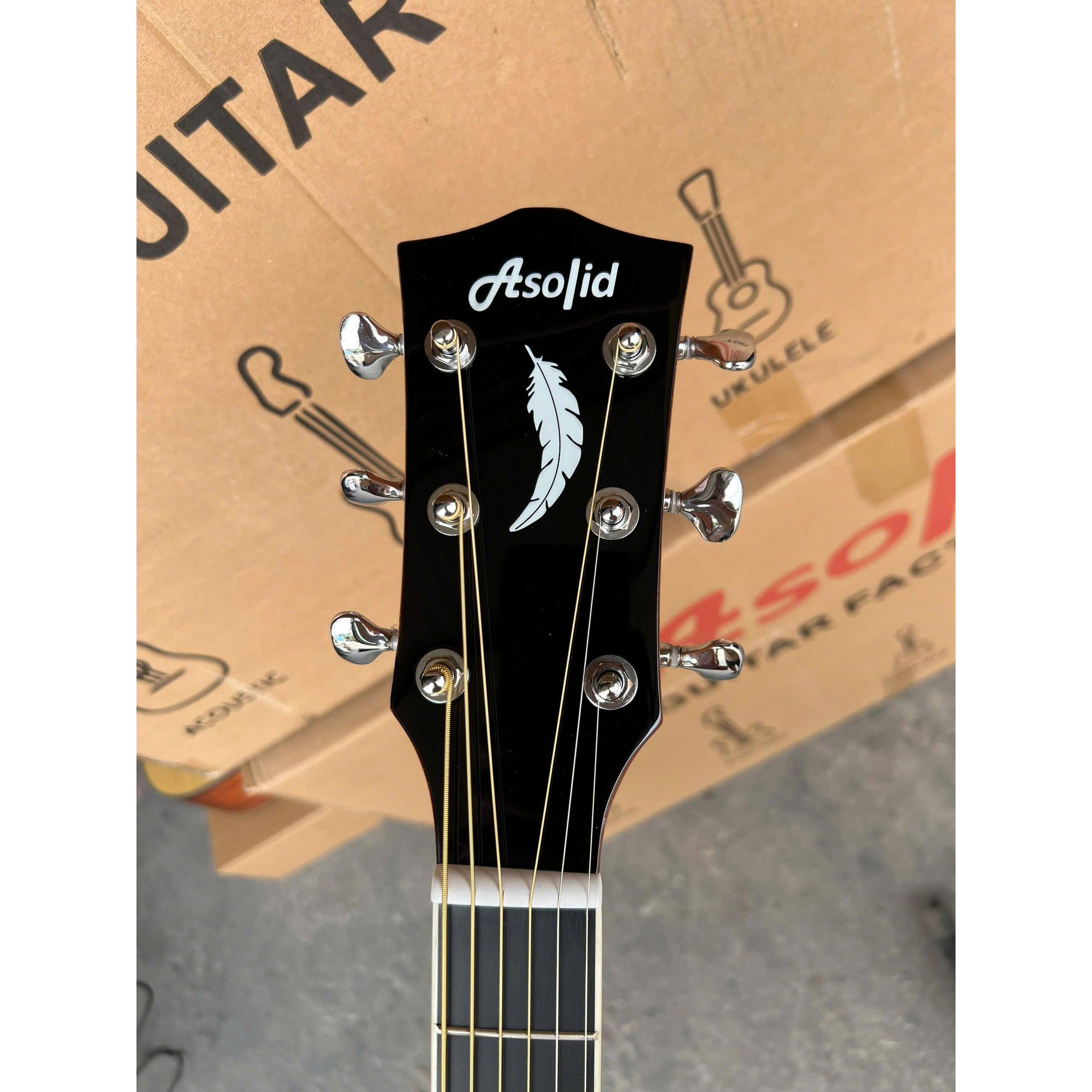 Đàn Guitar Acoustic Asolid 54CD/P Natural-Mai Nguyên Music