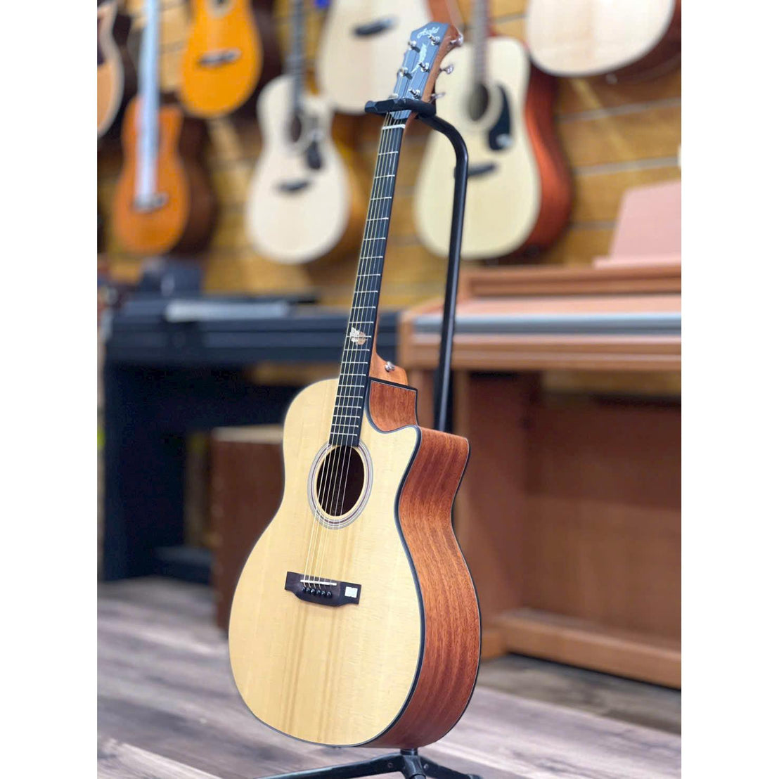 Đàn Guitar Acoustic Asolid 54GA Natural-Mai Nguyên Music
