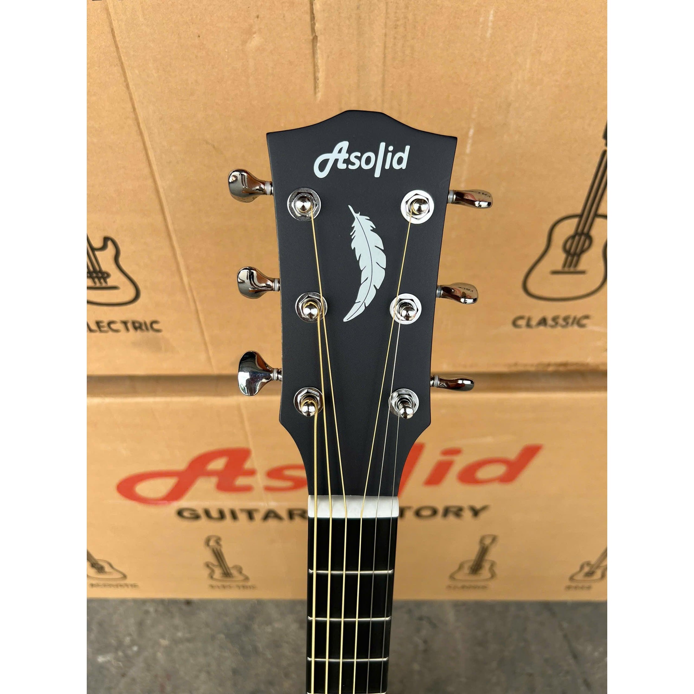 Đàn Guitar Acoustic Asolid 54GA Natural-Mai Nguyên Music