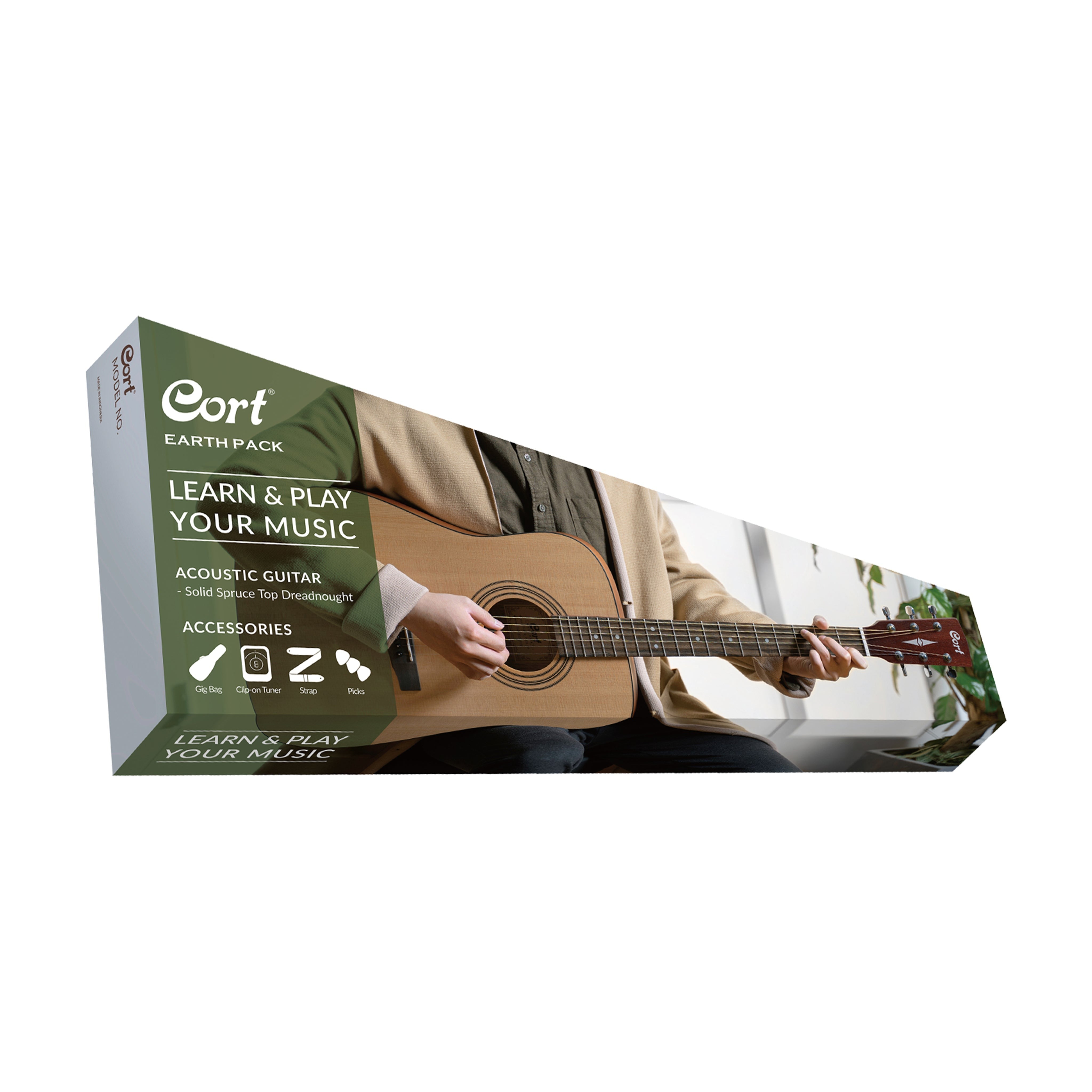 Đàn Guitar Acoustic Cort Earth Pack-Mai Nguyên Music