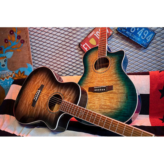 Đàn Guitar Acoustic Cort GA-QF-Mai Nguyên Music