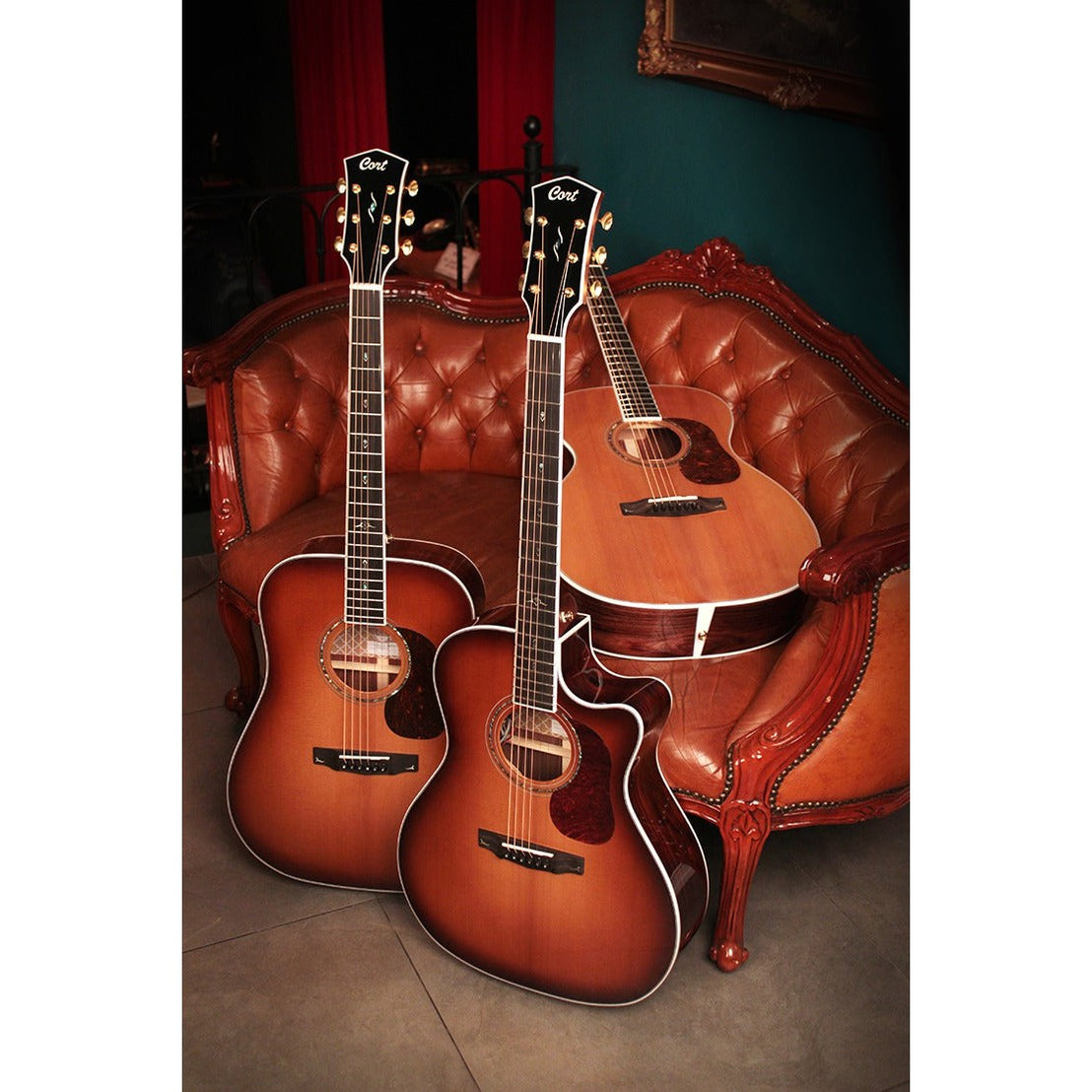 Đàn Guitar Acoustic Cort Gold-D8-Mai Nguyên Music