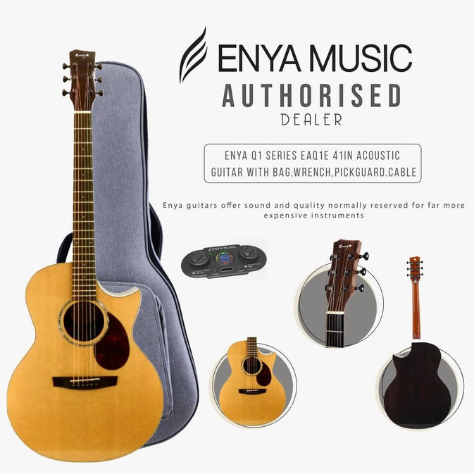 Đàn Guitar Acoustic Enya EA-Q1 EQ AcousticPlus - Size 41"-Mai Nguyên Music