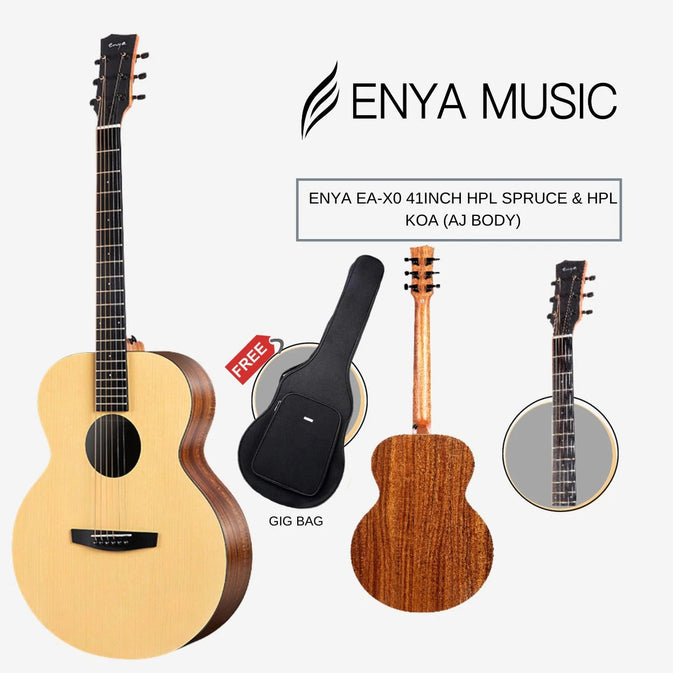 Đàn Guitar Acoustic Enya EA-X0 - Size 41"-Mai Nguyên Music