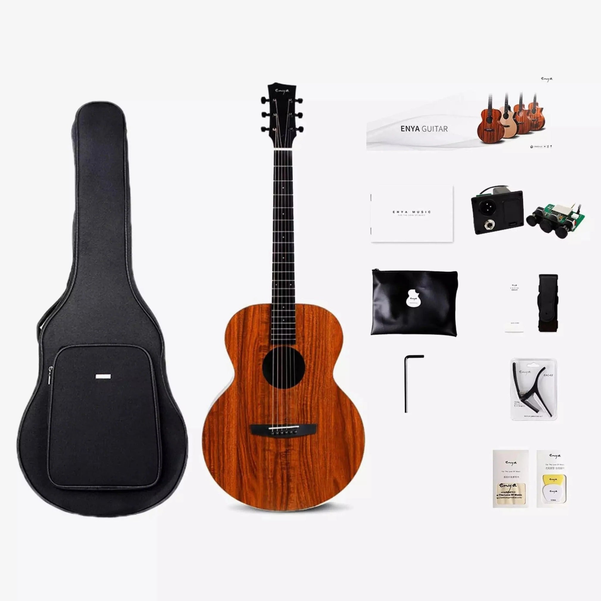 Đàn Guitar Acoustic Enya EA-X1 EQ - Size 41"-Mai Nguyên Music