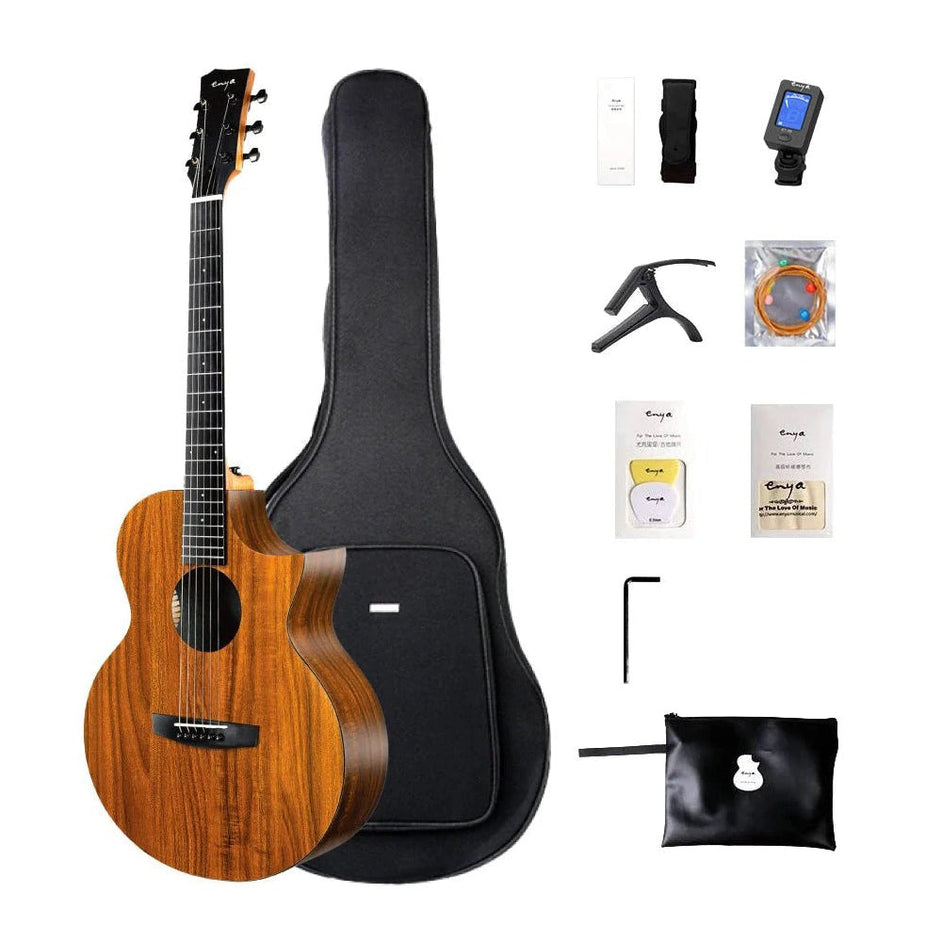 Đàn Guitar Acoustic Enya EA-X1C EQ - Size 41"-Mai Nguyên Music