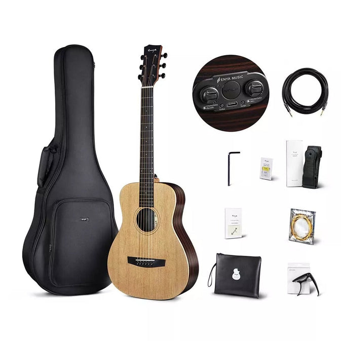 Đàn Guitar Acoustic Enya EB-X1 Pro EQ AcousticPlus - Size 34"-Mai Nguyên Music