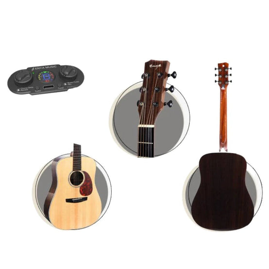 Đàn Guitar Acoustic Enya ED-Q1 EQ AcousticPlus - Size 41"-Mai Nguyên Music