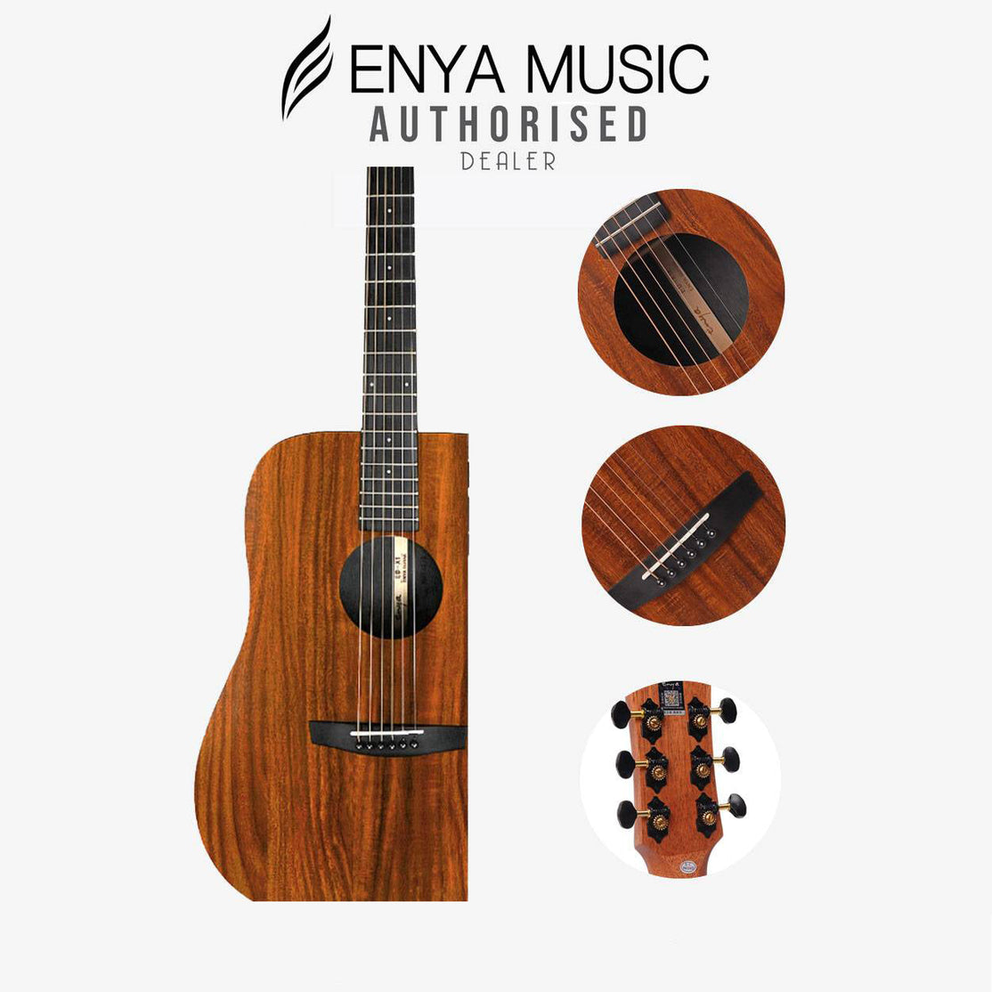 Đàn Guitar Acoustic Enya ED-X1 EQ - Size 41"-Mai Nguyên Music