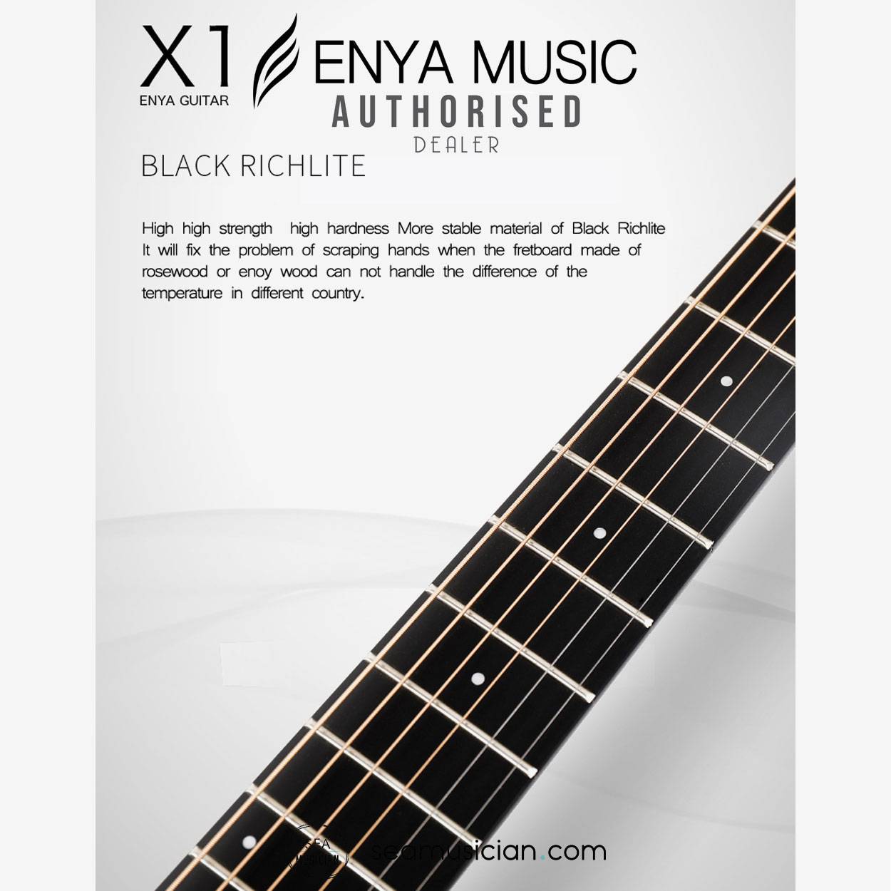 Đàn Guitar Acoustic Enya ED-X1 EQ - Size 41"-Mai Nguyên Music
