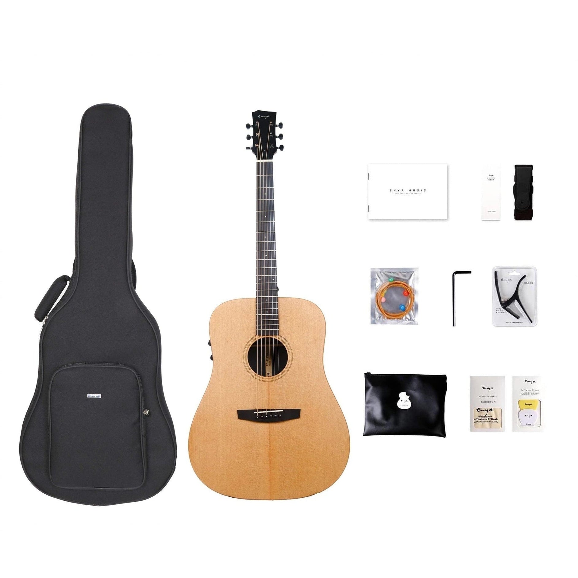 Đàn Guitar Acoustic Enya ED-X1 Pro SP1 AcousticPlus-Mai Nguyên Music