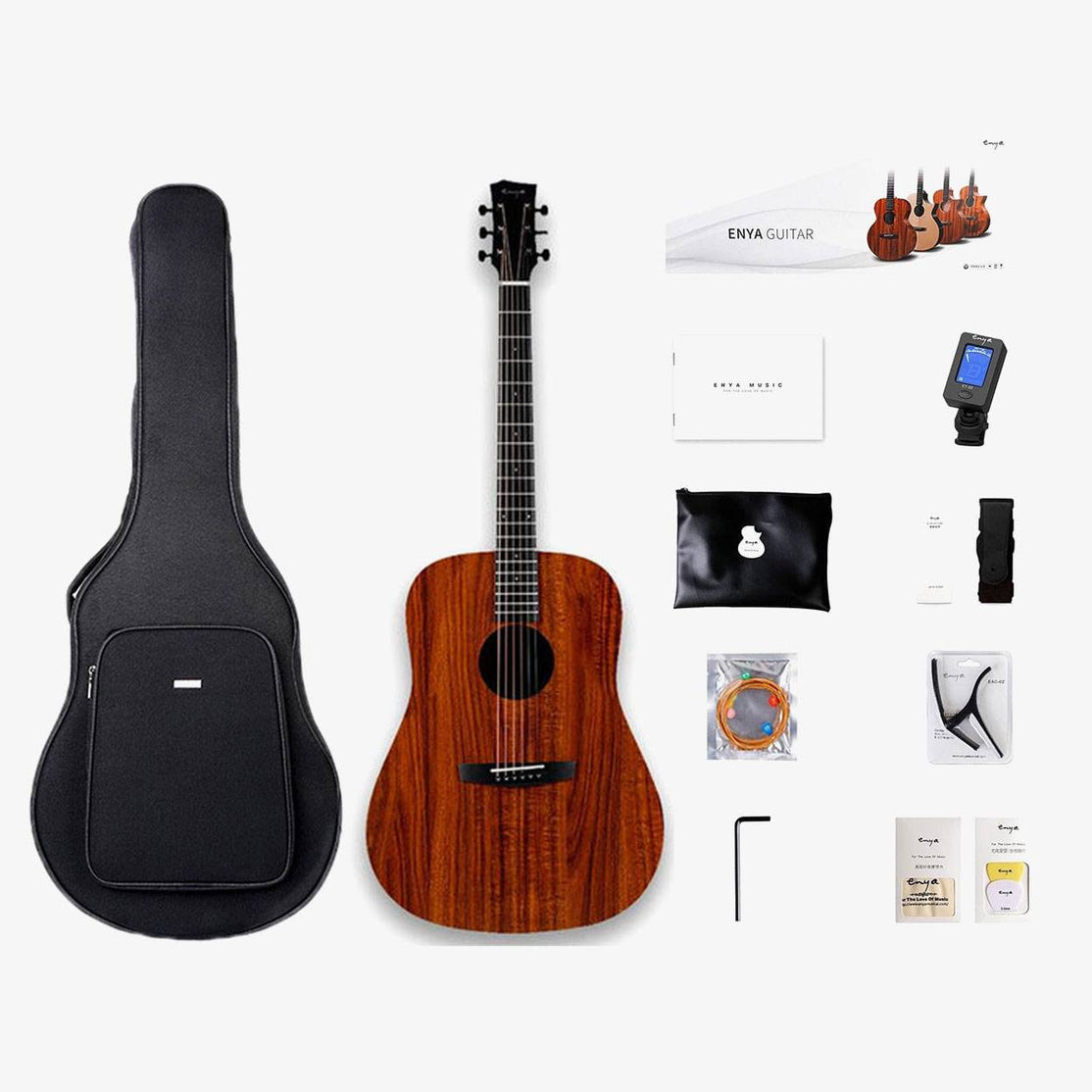 Đàn Guitar Acoustic Enya ED-X1 - Size 41"-Mai Nguyên Music