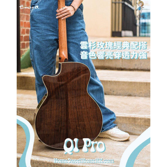 Đàn Guitar Acoustic Enya EGA-Q1 EQ Pro AcousticPlus - Size 41"-Mai Nguyên Music