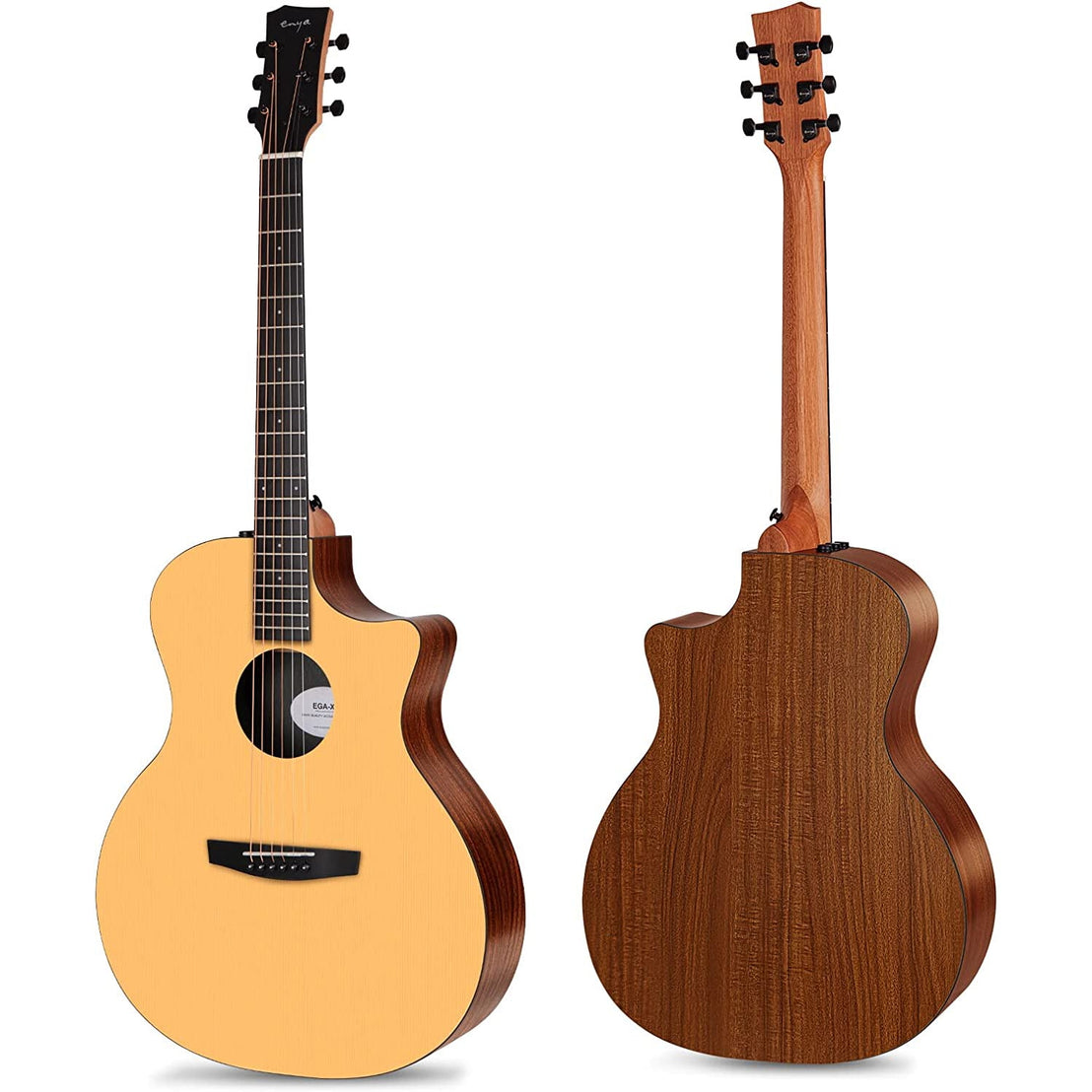 Đàn Guitar Acoustic Enya EGA-X0 Pro EQ, Natural - Size 41"-Mai Nguyên Music