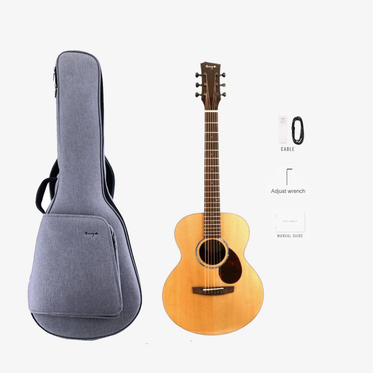 Đàn Guitar Acoustic Enya EM-Q1 EQ AcousticPlus - Size 36"-Mai Nguyên Music