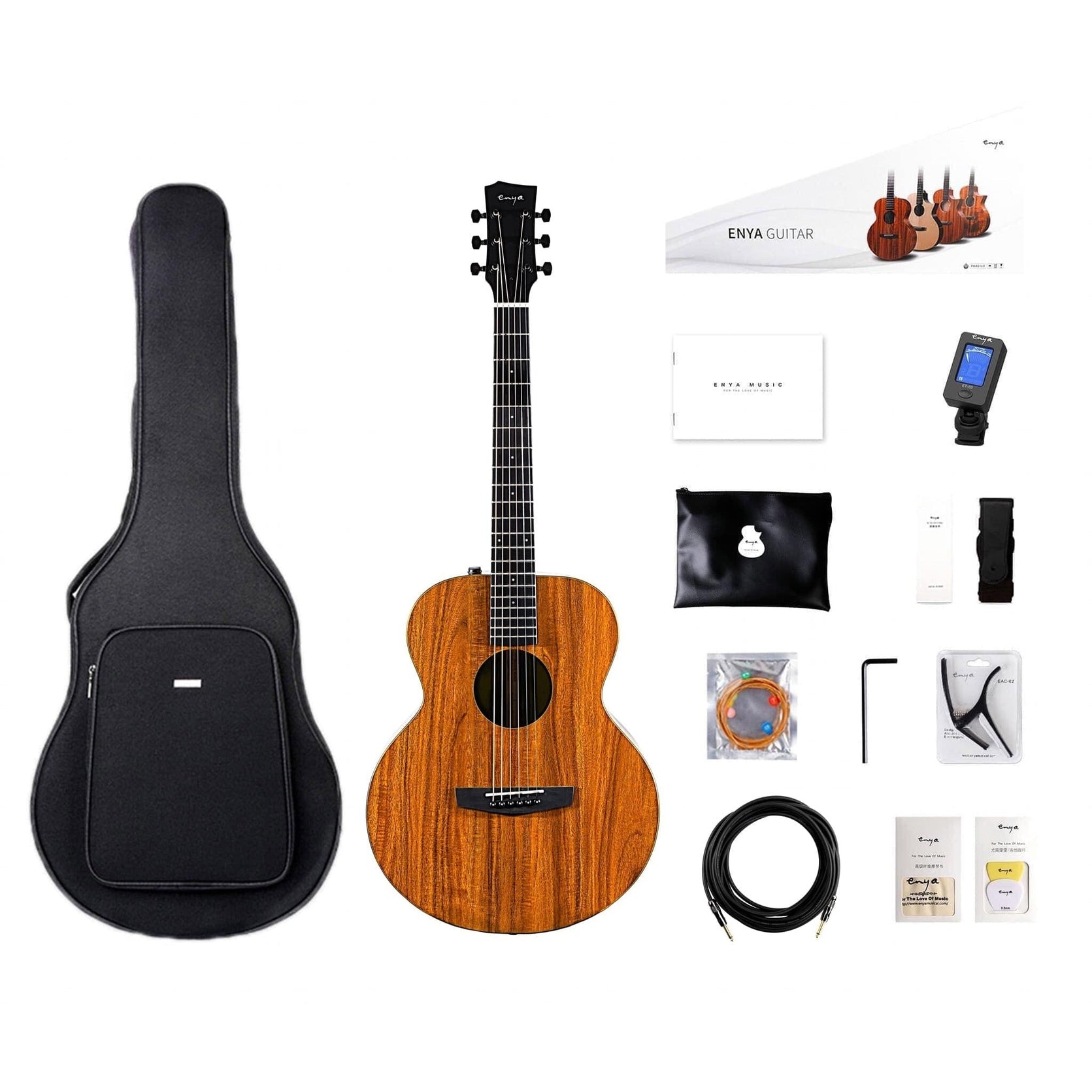 Đàn Guitar Acoustic Enya EM-X1 EQ - Size 36"-Mai Nguyên Music