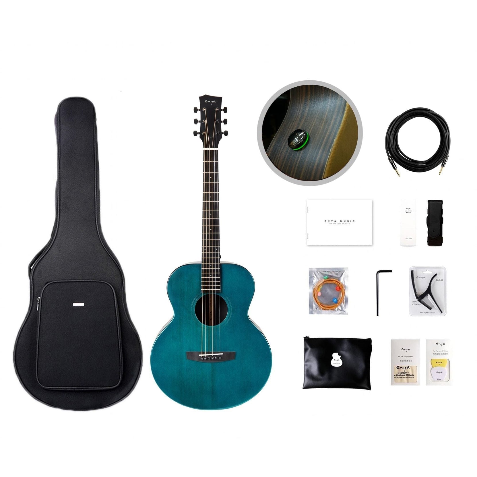 Đàn Guitar Acoustic Enya EM-X1 Pro SP1 AcousticPlus-Mai Nguyên Music