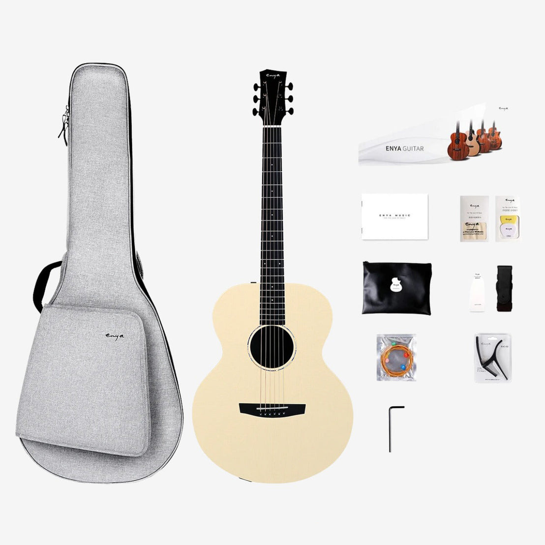 Đàn Guitar Acoustic Enya EM-X2 EQ AcousticPlus - Size 36"-Mai Nguyên Music