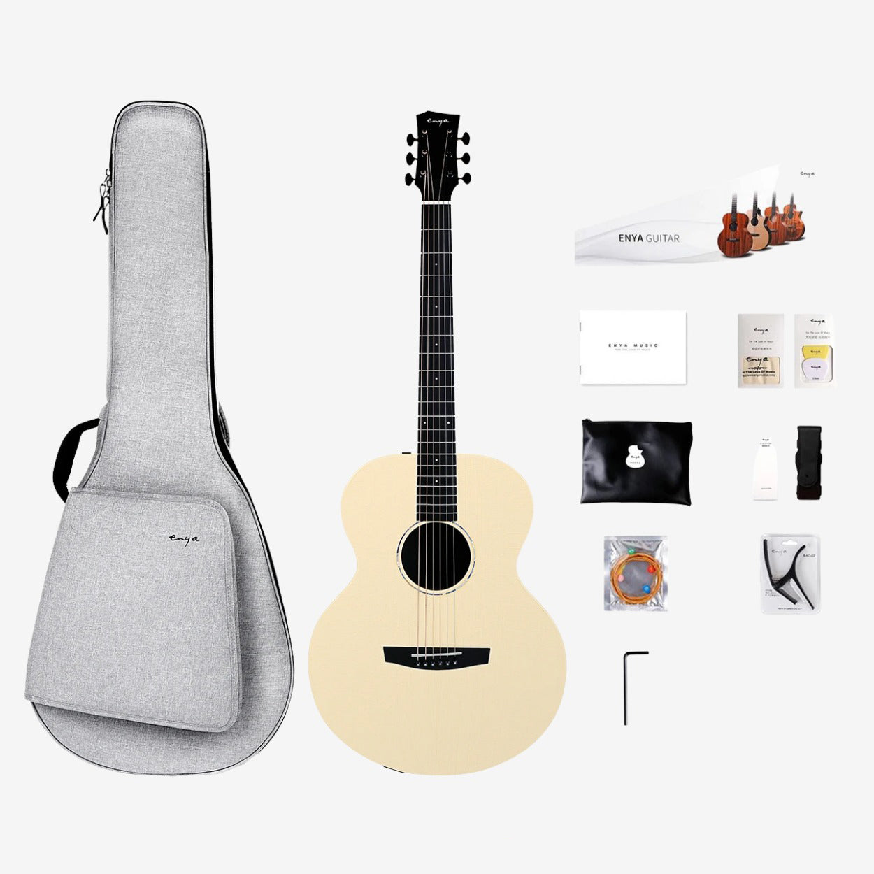 Đàn Guitar Acoustic Enya EM-X2 EQ AcousticPlus - Size 36"-Mai Nguyên Music