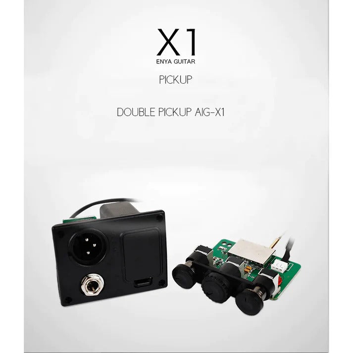 Đàn Guitar Acoustic Enya Nova G EQ, Black-Mai Nguyên Music