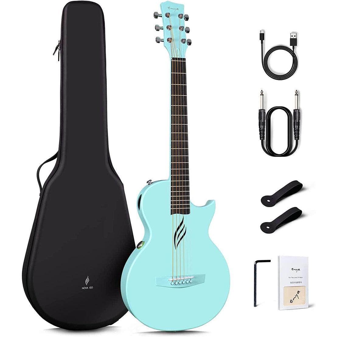 Đàn Guitar Acoustic Enya NOVA GO SP1 AcousticPlus, Blue-Mai Nguyên Music