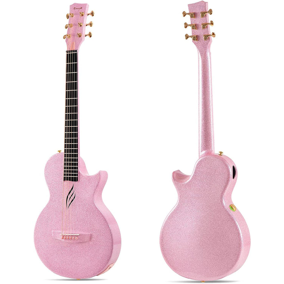 Đàn Guitar Acoustic Enya NOVA GO SP1 AcousticPlus, Sparkling Pink-Mai Nguyên Music
