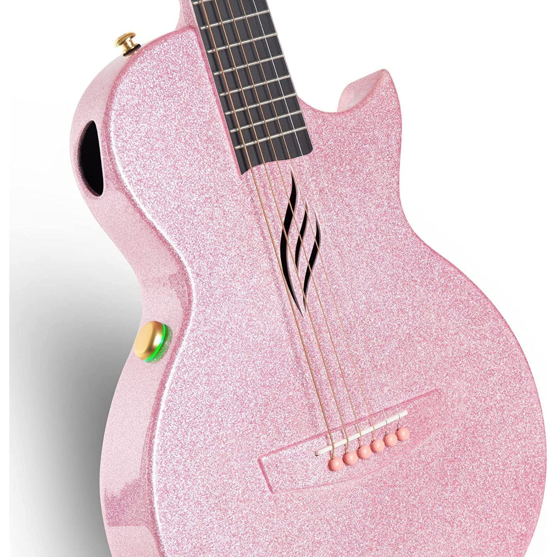 Đàn Guitar Acoustic Enya NOVA GO SP1 AcousticPlus, Sparkling Pink-Mai Nguyên Music