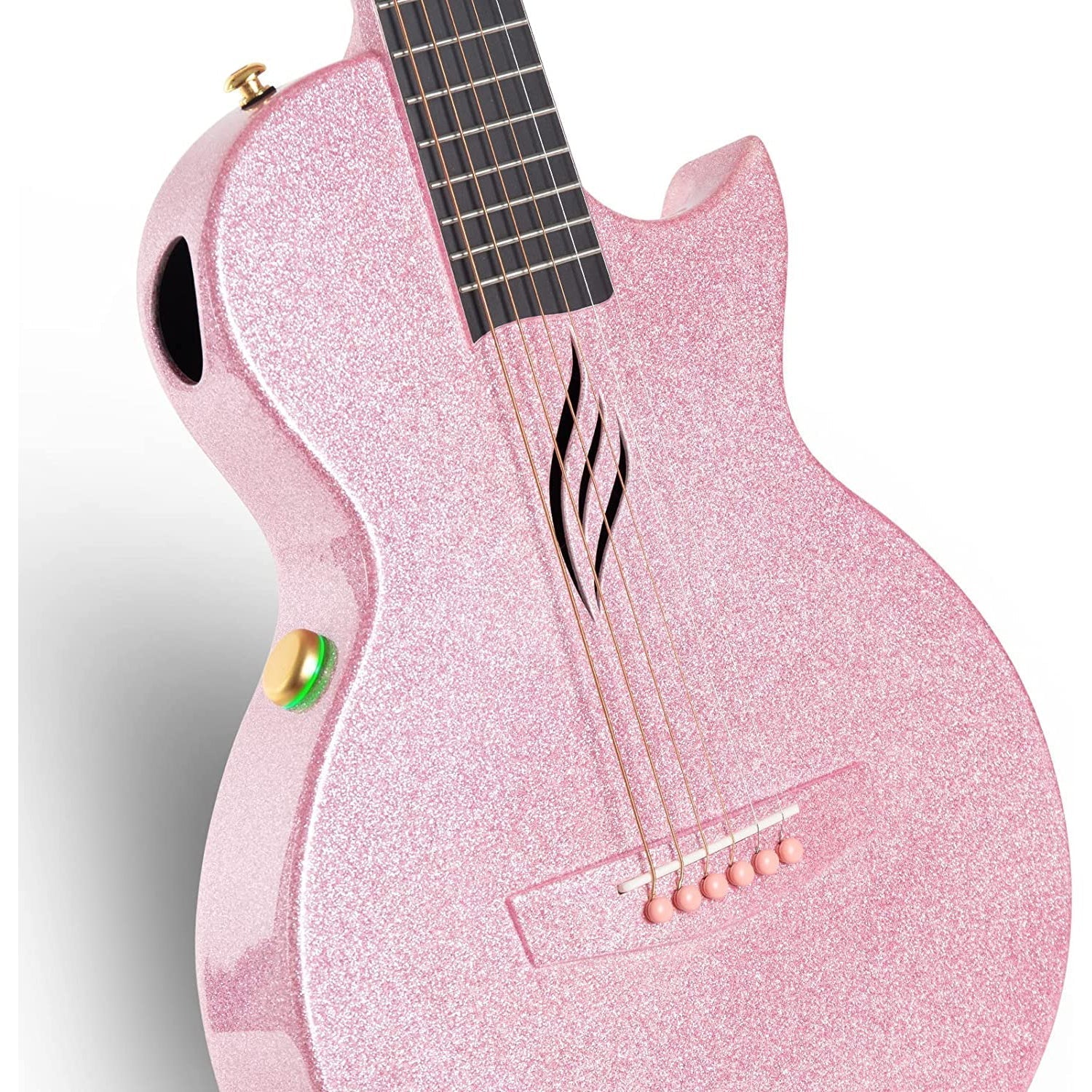 Đàn Guitar Acoustic Enya NOVA GO SP1 AcousticPlus, Sparkling Pink-Mai Nguyên Music