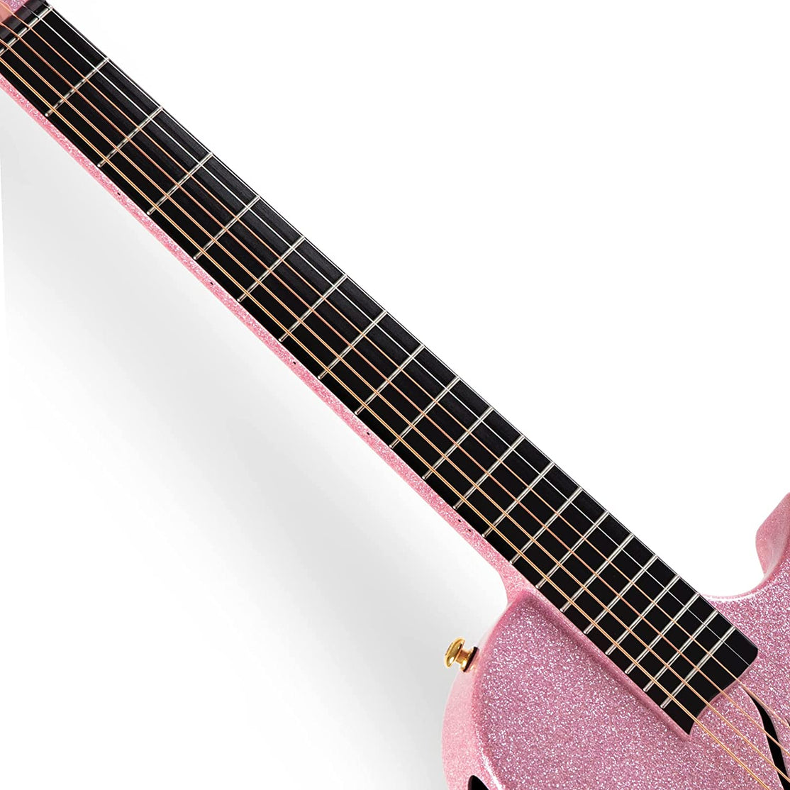 Đàn Guitar Acoustic Enya NOVA GO SP1 AcousticPlus, Sparkling Pink-Mai Nguyên Music