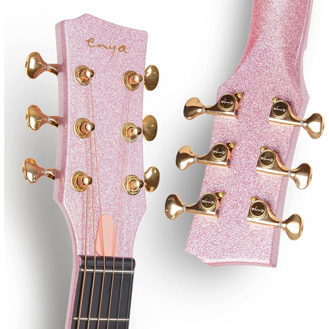 Đàn Guitar Acoustic Enya NOVA GO SP1 AcousticPlus, Sparkling Pink-Mai Nguyên Music