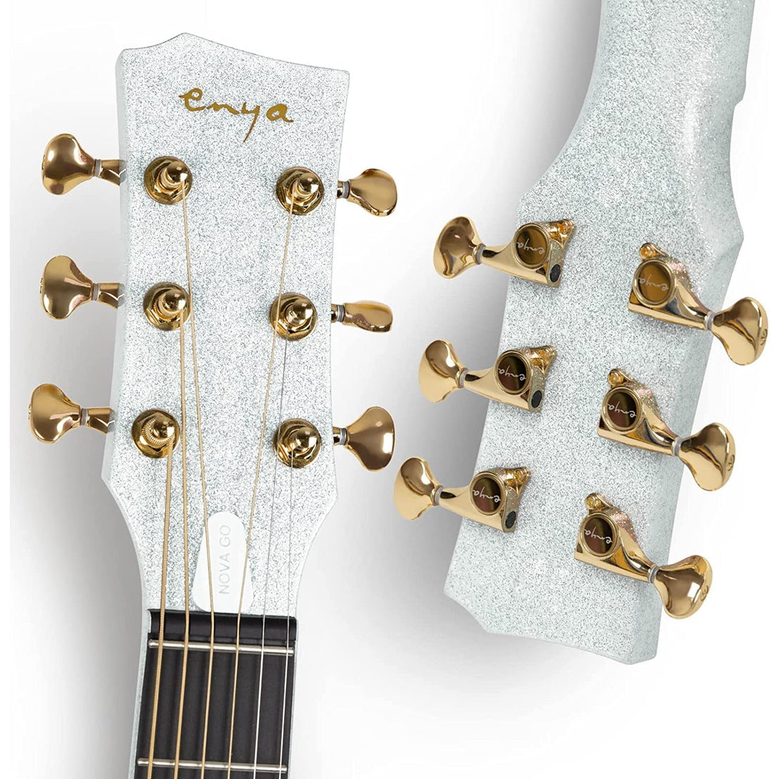 Đàn Guitar Acoustic Enya NOVA GO SP1 AcousticPlus, Sparkling Silver-Mai Nguyên Music