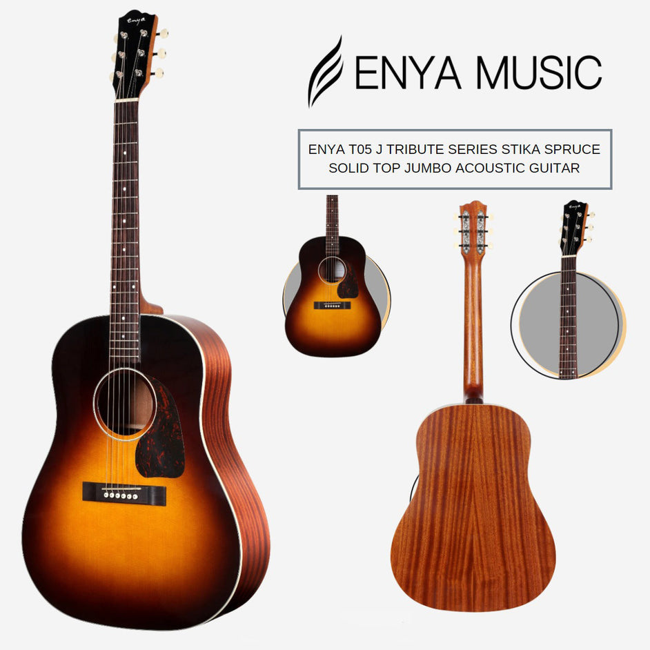 Đàn Guitar Acoustic Enya T-05J Dreadnought-Mai Nguyên Music