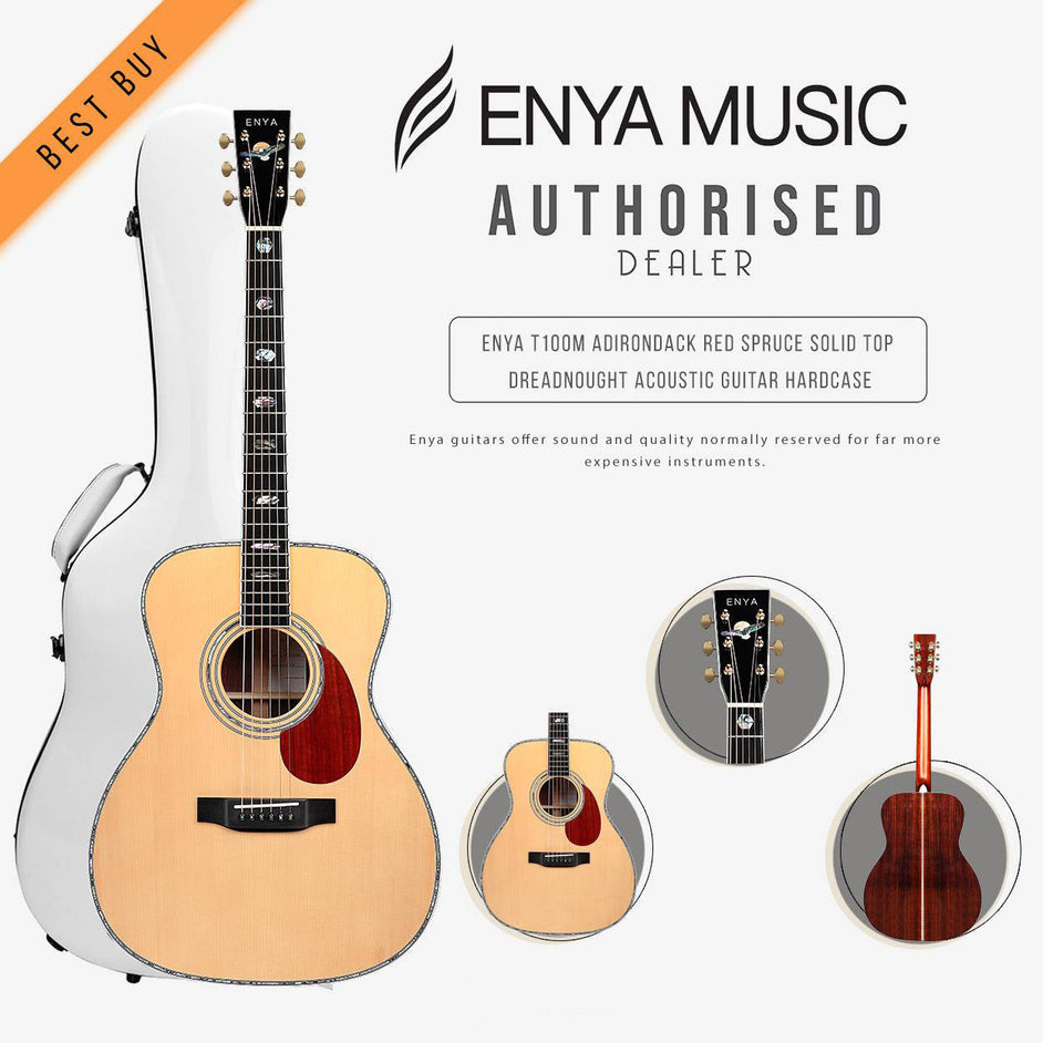 Đàn Guitar Acoustic Enya T-10OM w/Case-Mai Nguyên Music