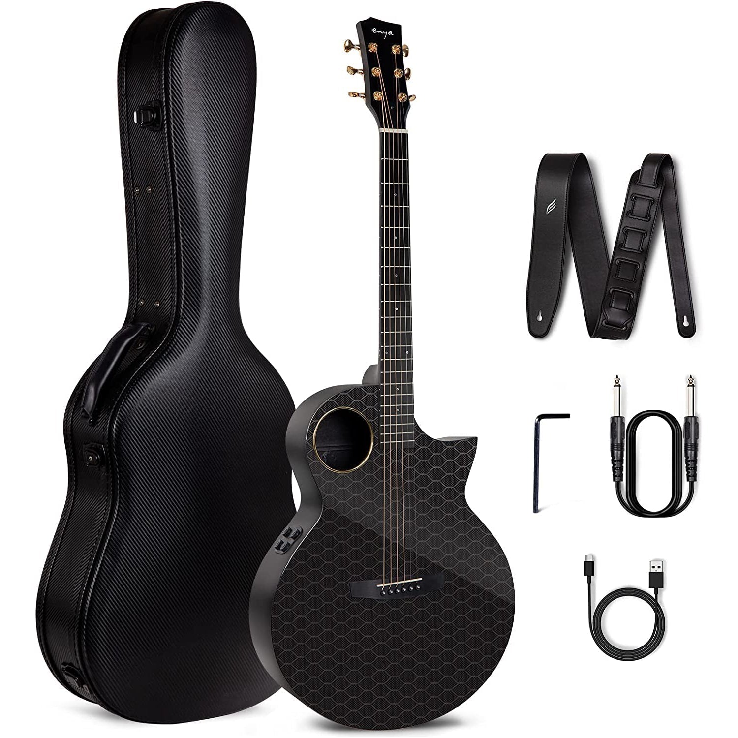 Đàn Guitar Acoustic Enya X4 Pro AcousticPlus - Size 41"-Mai Nguyên Music