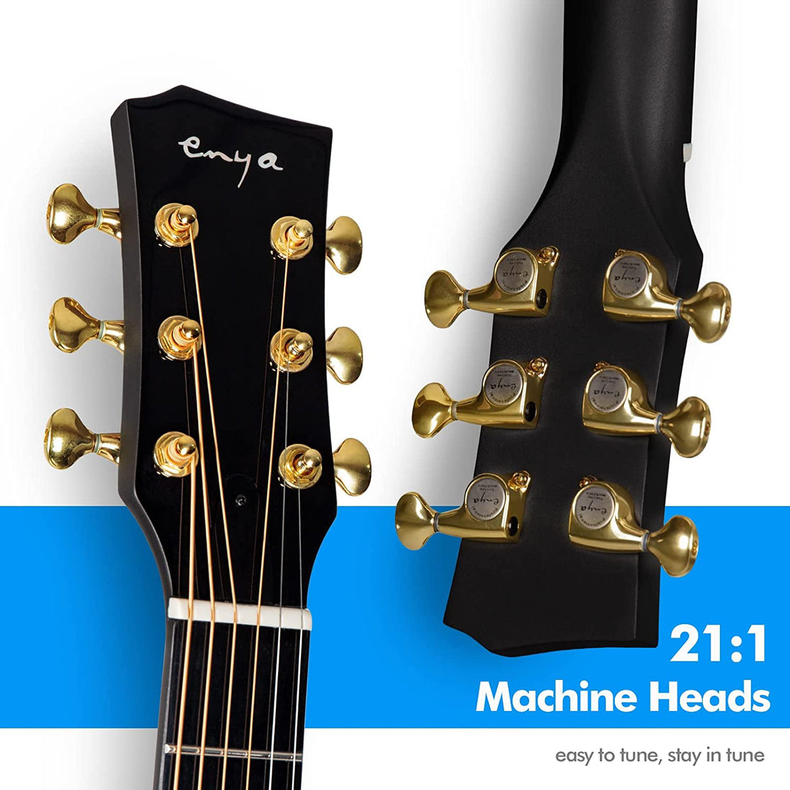 Đàn Guitar Acoustic Enya X4 Pro Mini AcousticPlus - Size 36"-Mai Nguyên Music