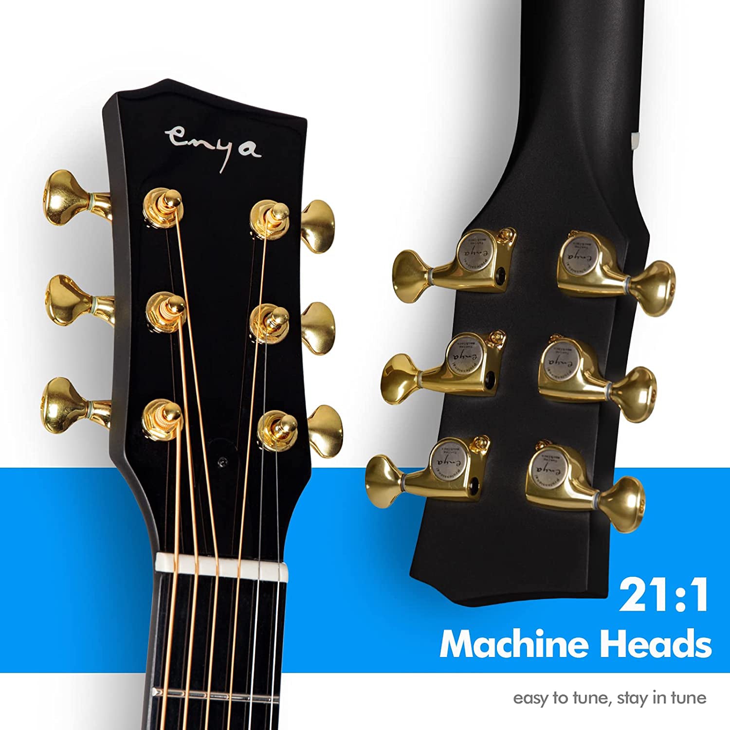 Đàn Guitar Acoustic Enya X4 Pro Mini AcousticPlus - Size 36"-Mai Nguyên Music