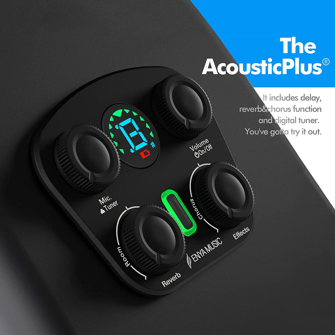 Đàn Guitar Acoustic Enya X4 Pro Mini AcousticPlus - Size 36"-Mai Nguyên Music