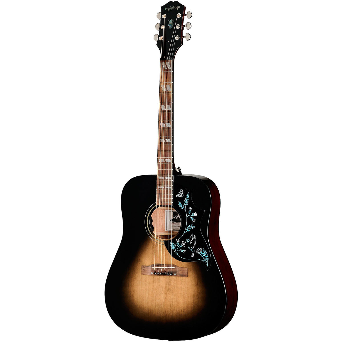 Đàn Guitar Acoustic Epiphone Eric Church Hummingbird Dark Artist - Cobra Burst-Mai Nguyên Music