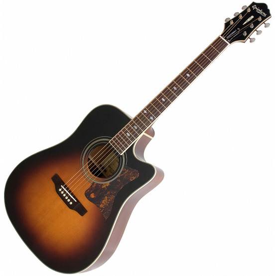 Đàn Guitar Acoustic Epiphone Masterbilt DR-500MCE, Vintage Sunburst-Mai Nguyên Music